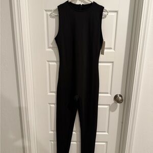 Black Sleeveless Jumpsuit